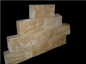Split Face Travertine Brick, Building Stone