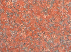 Rosso Rubino Granite Slabs & Tiles, India Red Granite