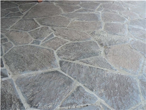 Irregular Porphyry Stone Brown Colour Tones