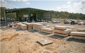 Wooden Sandstone Blocks, India Yellow Sandstone