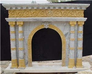 Marble, Granite Fireplace Mantel Marble, Granite Fireplace Mantel