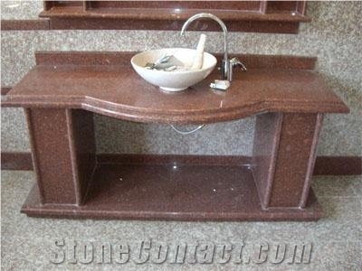 G562 Red Granite Vanity Tops