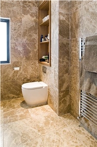 Emperador Light Marble Bathroom Decorating