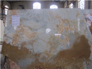 Golden Blue Onyx Slab