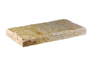 Travertine Gold Chiseled Pavers, Yellow Travertine Pavers
