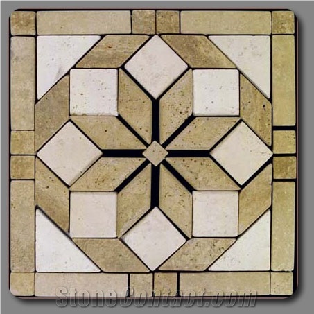 Tumbled Travertine Mosaic