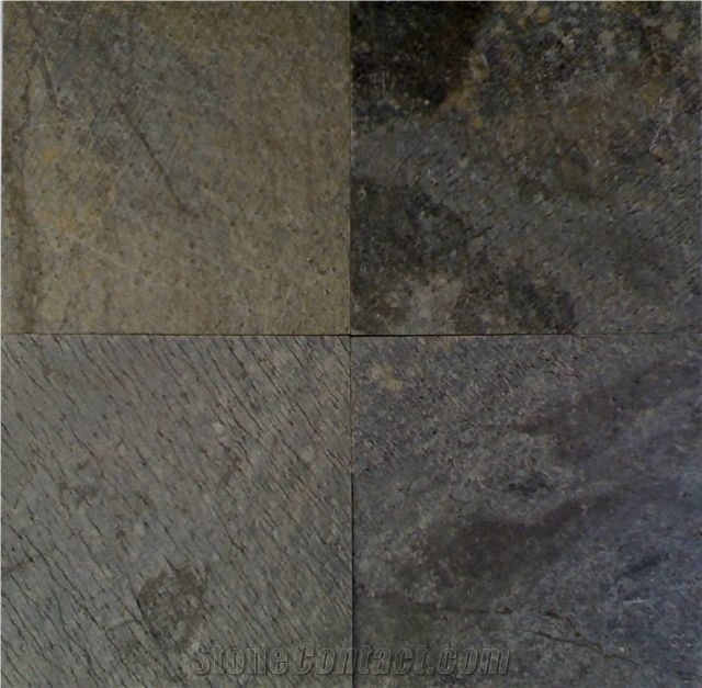 Deoli Green Slate Slabs & Tiles, India Green Slate