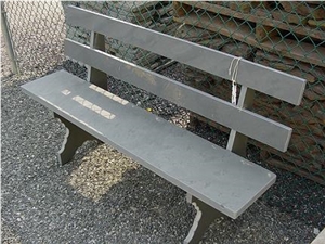 Grey Slate Bench
