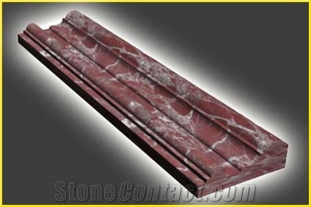 Moulding in Rosso Marble