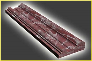 Moulding in Rosso Marble