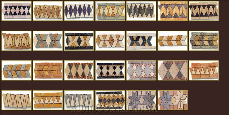 Natural Stone Borders, Mosaic Borders