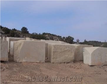 Beige Sandstone Blocks