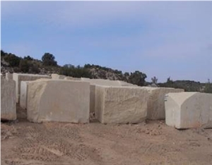 Beige Sandstone Blocks
