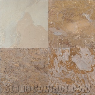 Autumn Mist Slate Slabs & Tiles, India Brown Slate