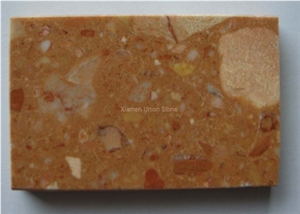 Orange Artificial Marble Rose Red