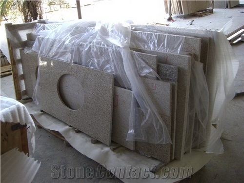 Misty Mauve Pink Granite Vanity Tops