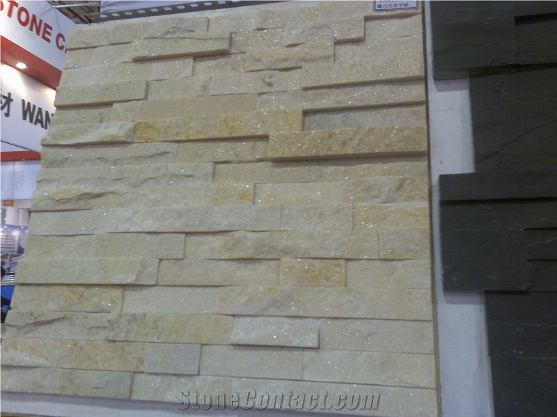 Beige Quartzite Cultured Stone