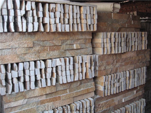 Rust Quartzite Cultured Stone Ledge