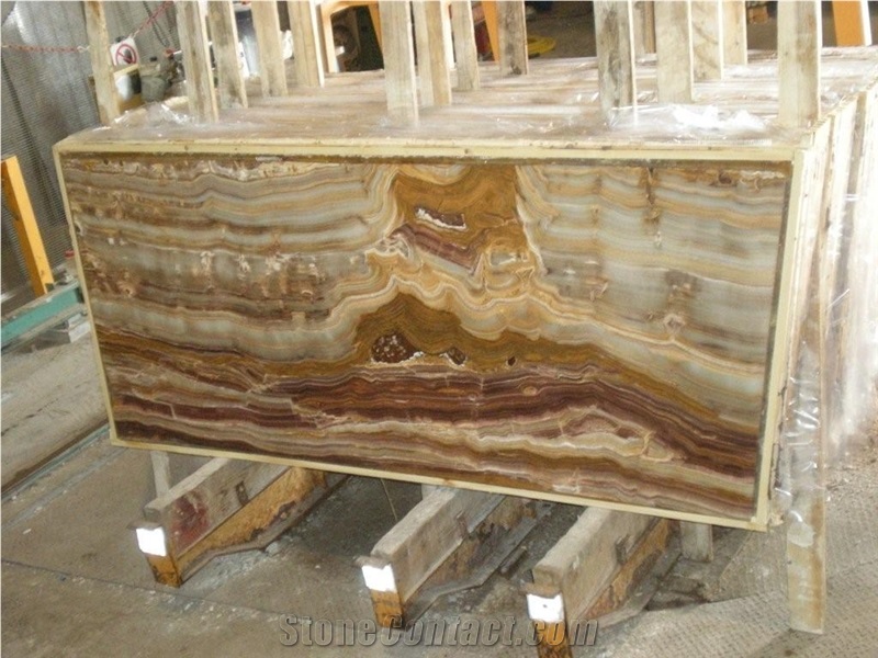 Tanzania Multicolor Onyx Slab