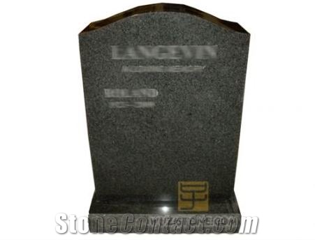 Black Granite Headstone