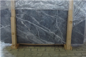 Sky Dark Marble Slab, India Grey Marble