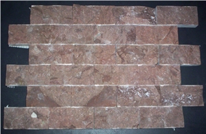 Brown Beige Marble Split Face Mosaic