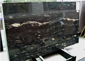 Cosmic Black Granite Slabs