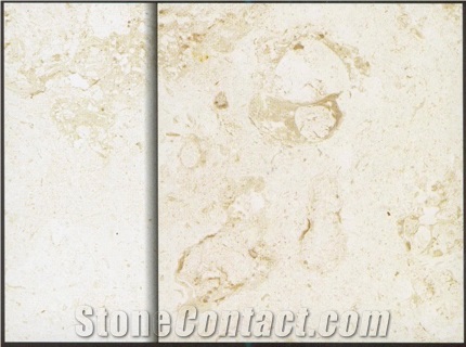 Crema Luna Limestone Slabs & Tiles, France Beige Limestone
