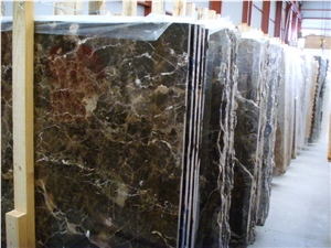 Emperador Dark Marble Slabs, Turkey Brown Marble