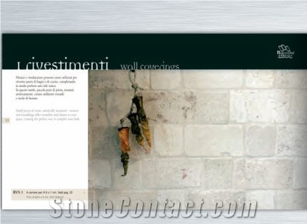 Antique Finish White Limestone Wall Tiles