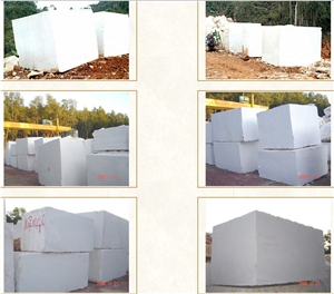 Pure White Marble Block, Viet Nam White Marble