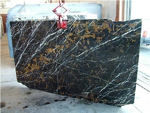 Black Gold Marble Slabs