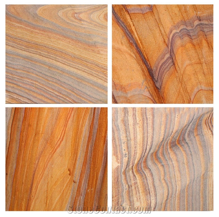 Rainbow Sandstone Slabs & Tiles