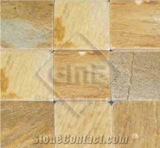 Harvest Gold Slate Slabs & Tiles