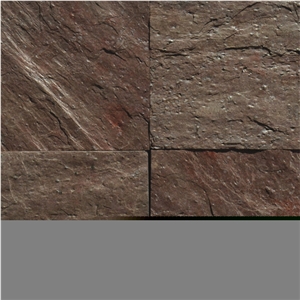Copper Quartzite Slabs, India Brown Quartzite