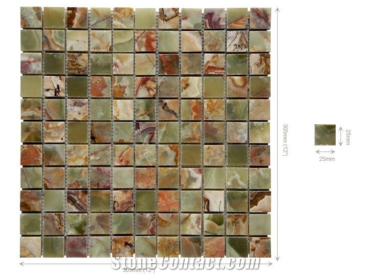 Pakistan Green Onyx Mosaic