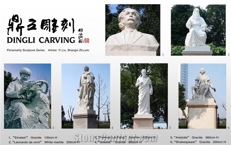 White Marble Sculpture, Head Statue