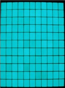 Blue Glass Glow Mosaic