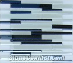Glass and Marble Mixed Mosaic