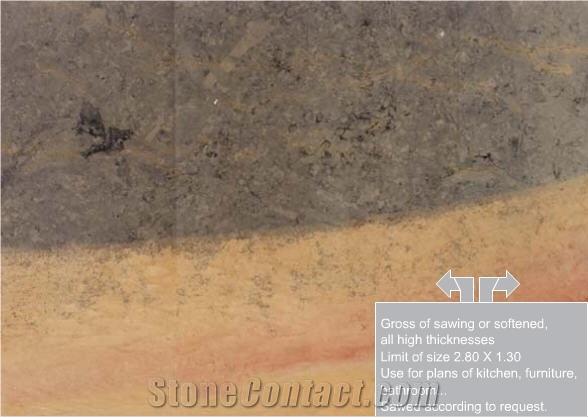 Pierre De Roquemaillere Sawed Limestone Tiles, Slabs, Grey Limestone France