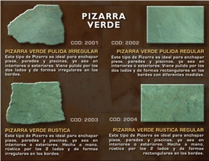 Pizarra Verde Slate Slabs & Tiles