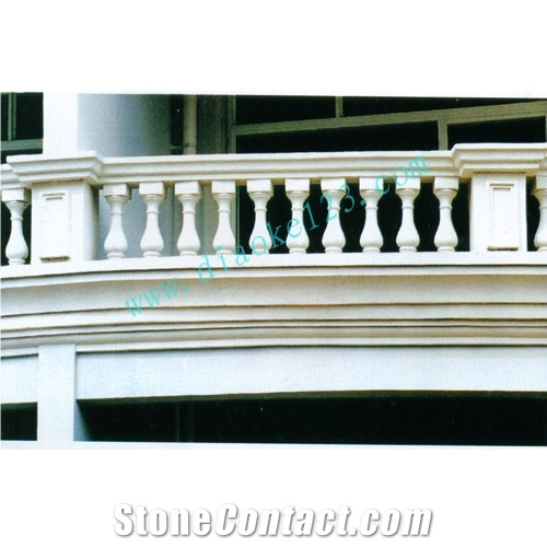 White Marble Balustrade & Railings