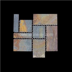China Rust Slate Tile