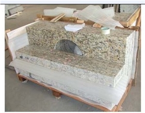 Giallo Sf Real Granite Bathroom Tops,Imported Brazil Granite Giallo Sf Real Giallo Sf Real Granite Bathroom Tops,Imported Brazil Granite Giallo Sf Real