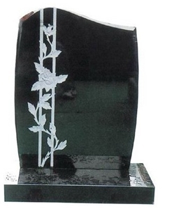 Shanxi Black Granite Tombstone 004