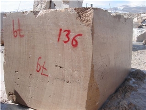 Noce Travertine Blocks, Turkey Brown Travertine