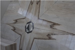Palissandro Bluette Flooring with Rosette