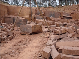 Red Sandstone Quarry, Sandstone Blocks