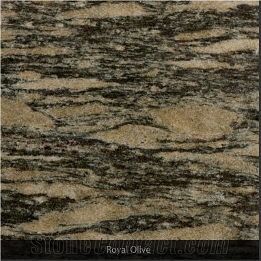 Royal Olive Granite Slabs & Tiles