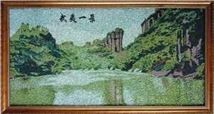 Pebble Mosaic Picture,Mosaic Art Work